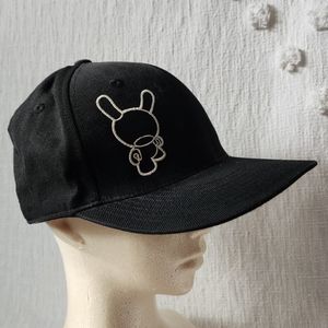 Black Limited Edition Kidrobot Fitted Hat size 7 1/2 Mascot Dunny Munny